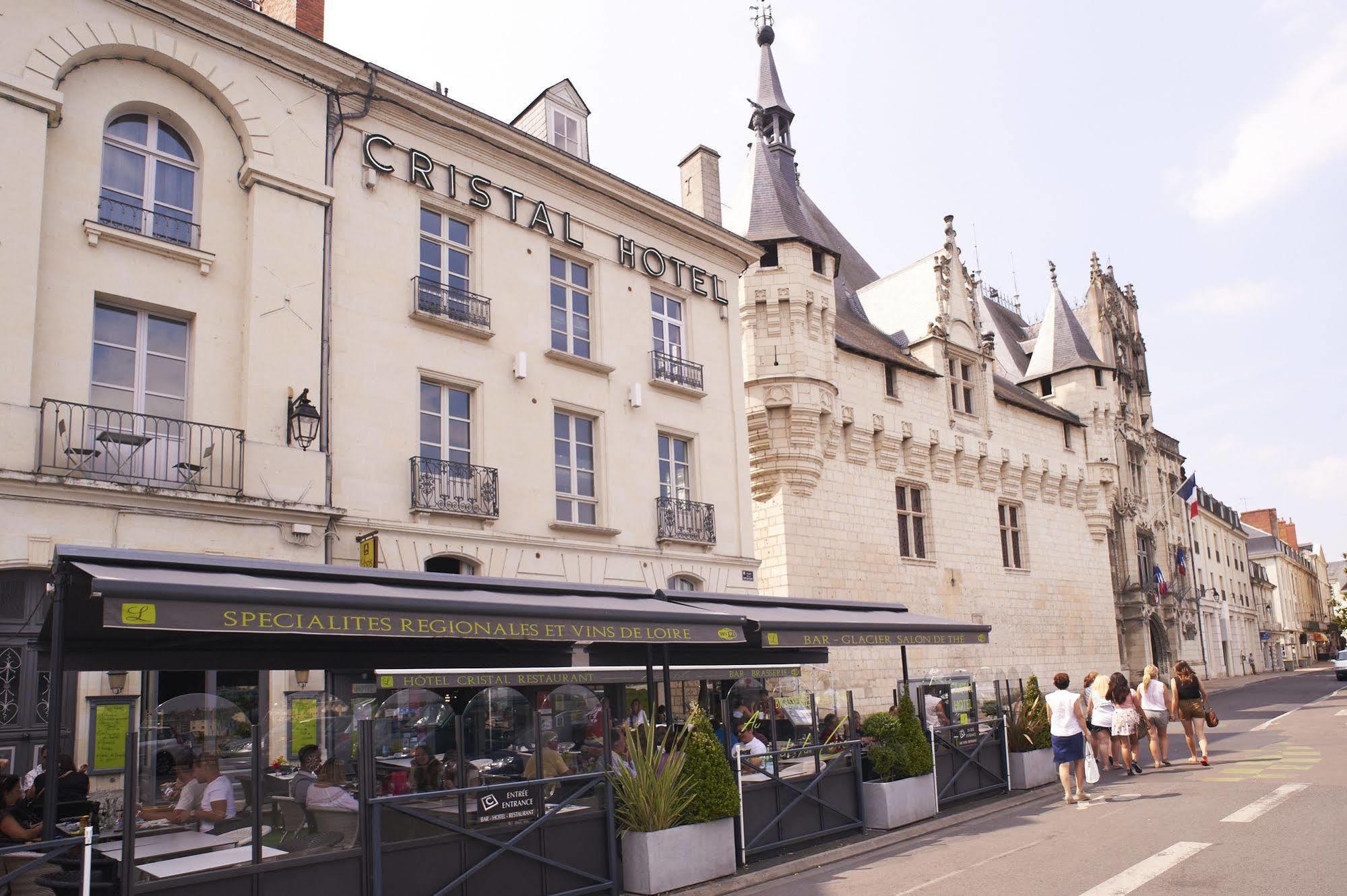 Cristal Hotel Restaurant - Logis Hotels Saumur Exterior photo